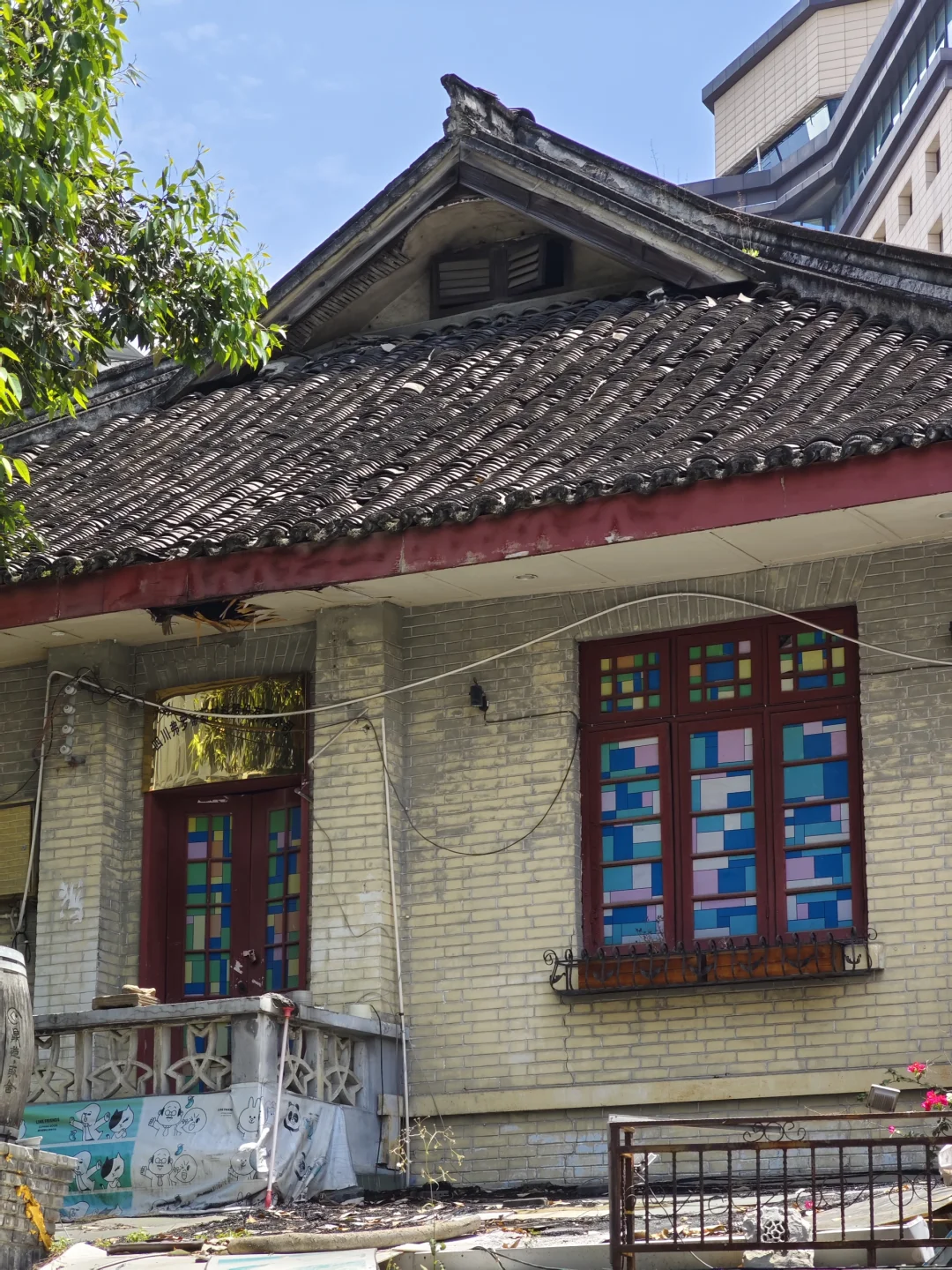 成都民国老建筑：长顺上街118号砖楼