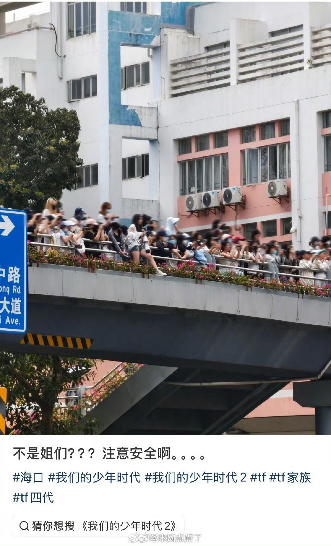 天呐，追星归追星，还是要多注意安全的吧？！太疯了吧当地文旅要吓晕了～那么多人不用