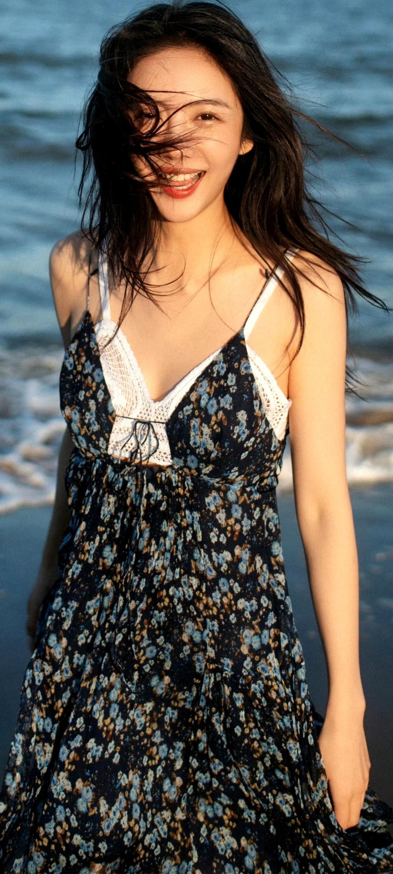 蔡文静海边大片娱乐圈女明星还有哪些美女 蔡文静演技 高雅气质美女 明星时尚