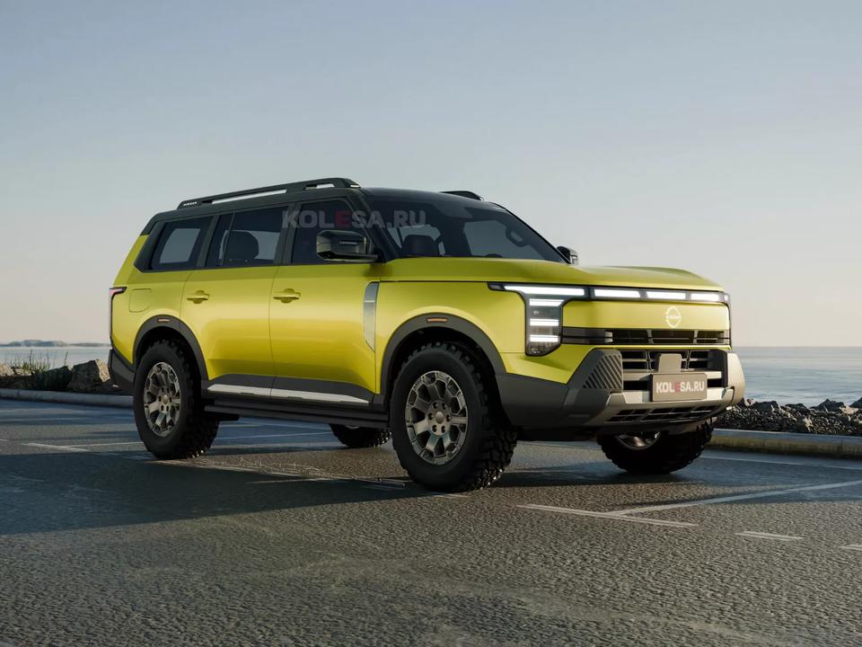全新日产越野SUV效果图，这是基于新款 Frontier Pro 皮卡的 SUV
