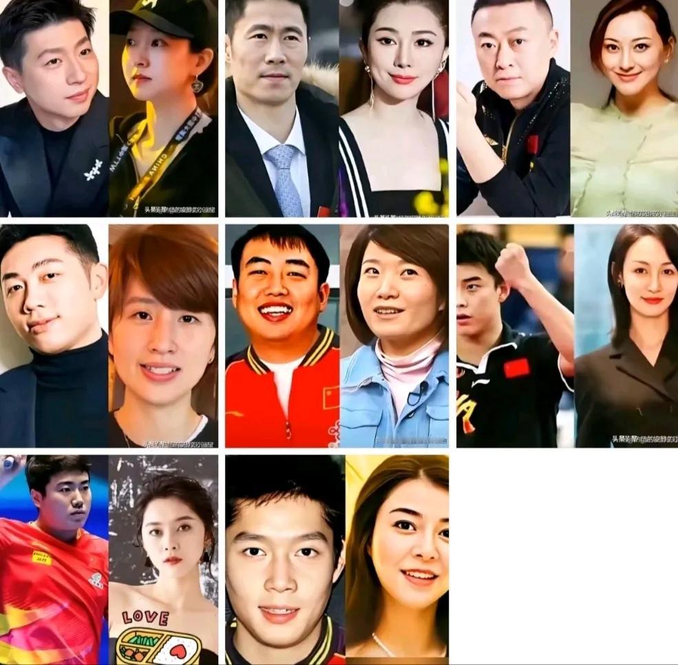一个比一个漂亮！

他们挑媳妇的眼光独到

个顶个的都是大美女