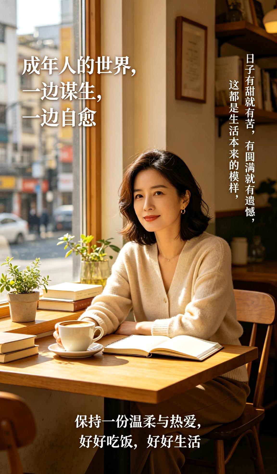 成年人的世界，一边谋生，一边自愈。每天穿梭在生活里，难免会疲惫、会难过、会有撑不