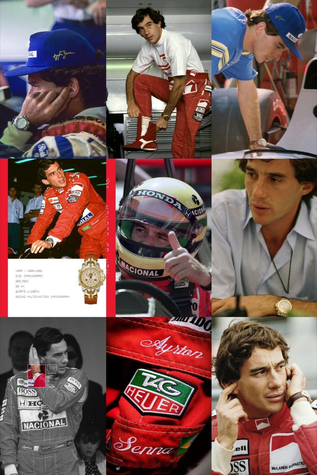 今天继续冼拿（1990年代 S/EL系列）致敬Ayrton泰格豪雅