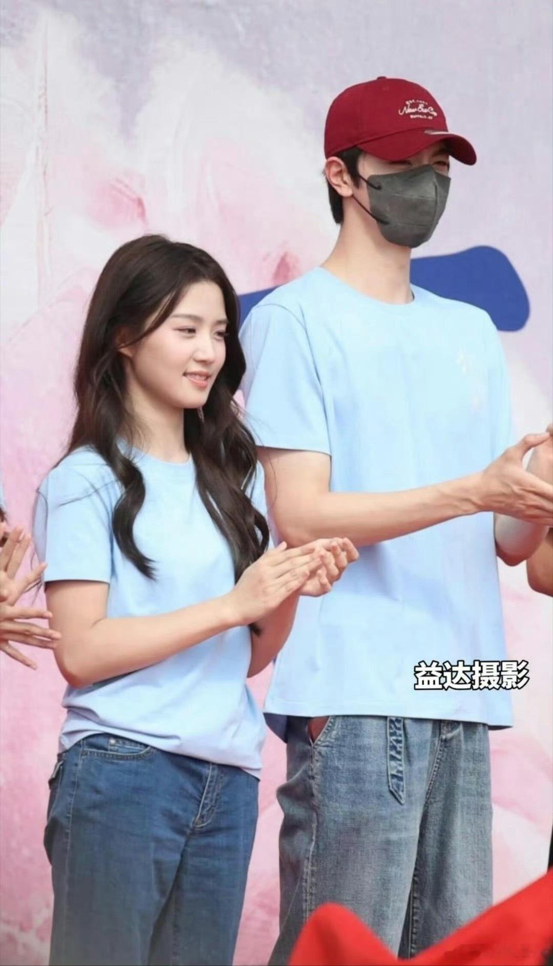 《折月亮》林一、卢昱晓开机同框路透，看起来有cp感吗 ​​​