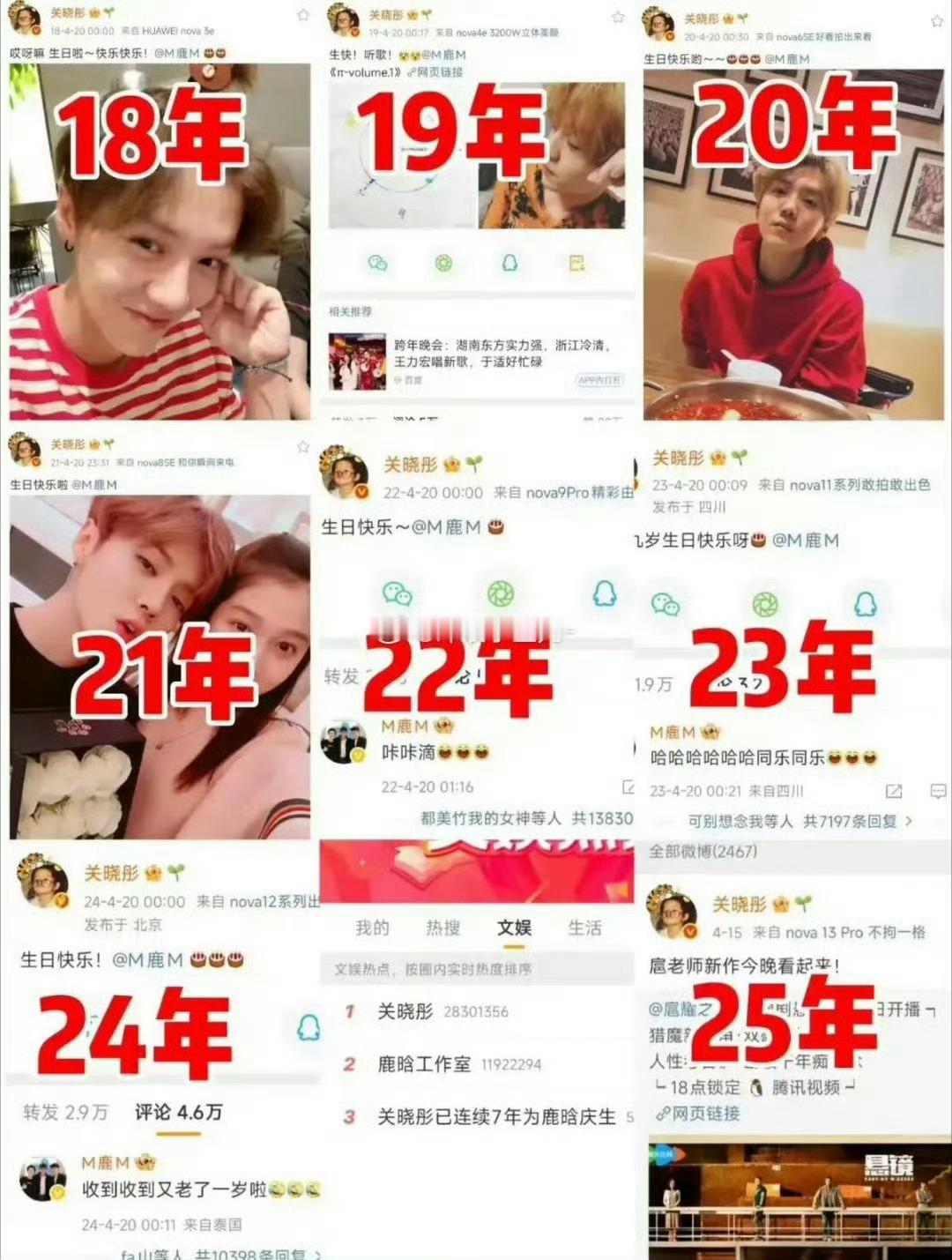 鹿晗 关晓彤 散了散了！年年盯着这个事，关晓彤人家主要在忙事业，一到这个节点就造