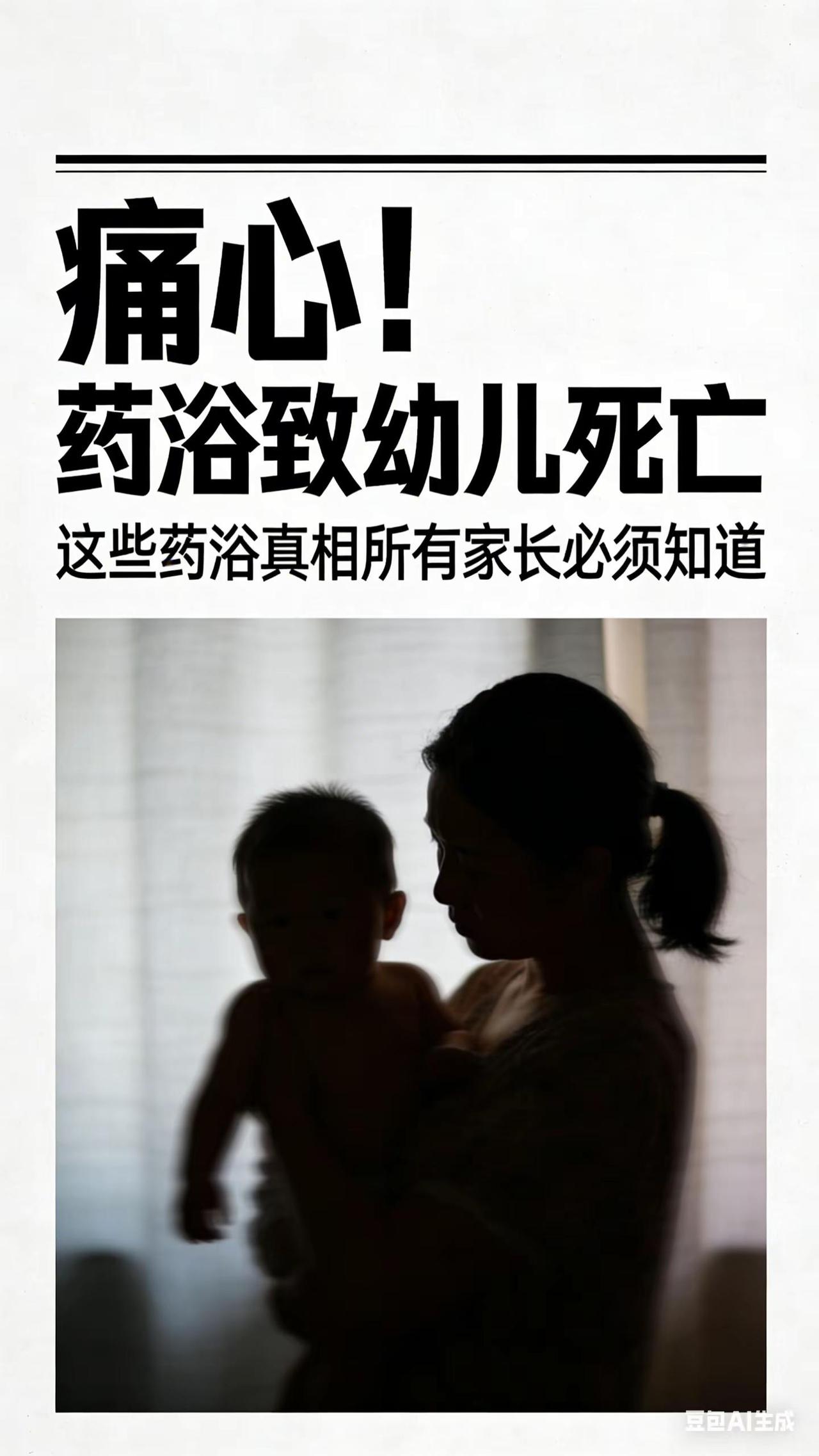 痛心！药浴致幼儿死亡，这些药浴真相你要知。一位妈妈，只因孩子有些感冒，带孩子去母