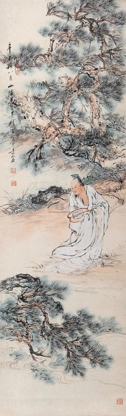 上联：虬龙缠绕奇松异
下联：[比心]

网络图片/诚谢侵删