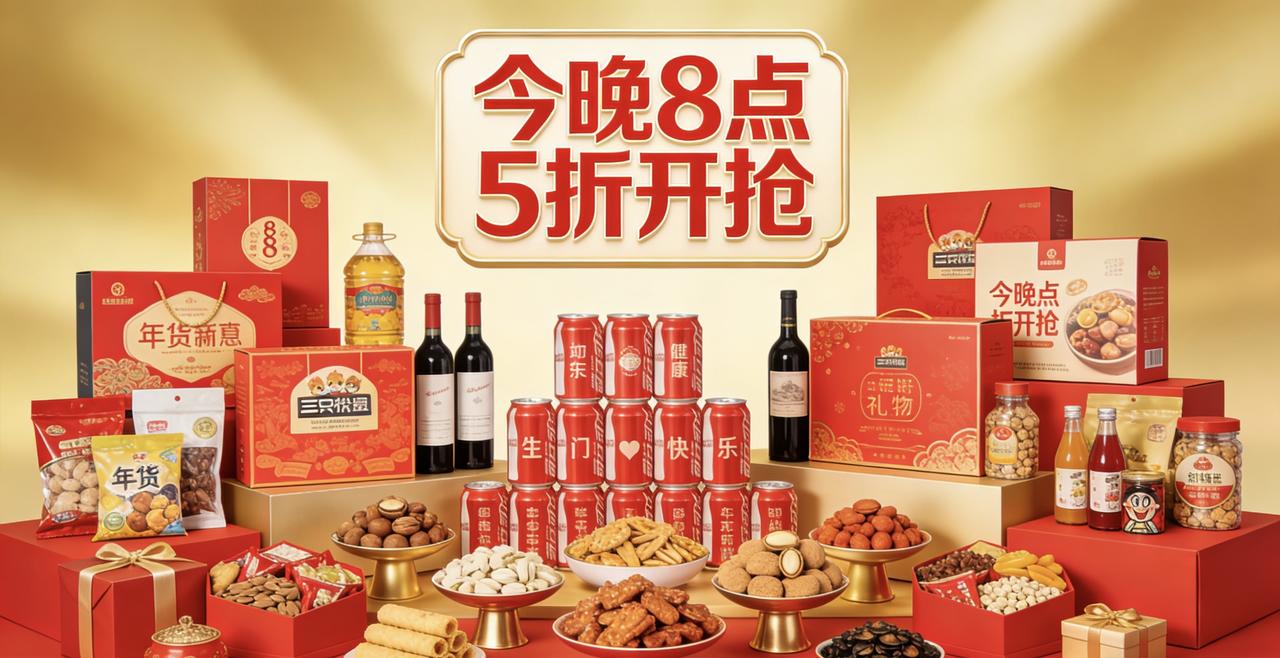 即时开抢！这份年货“捡漏”攻略请收好

离除夕不到一个月，京东超市突然放出“王炸