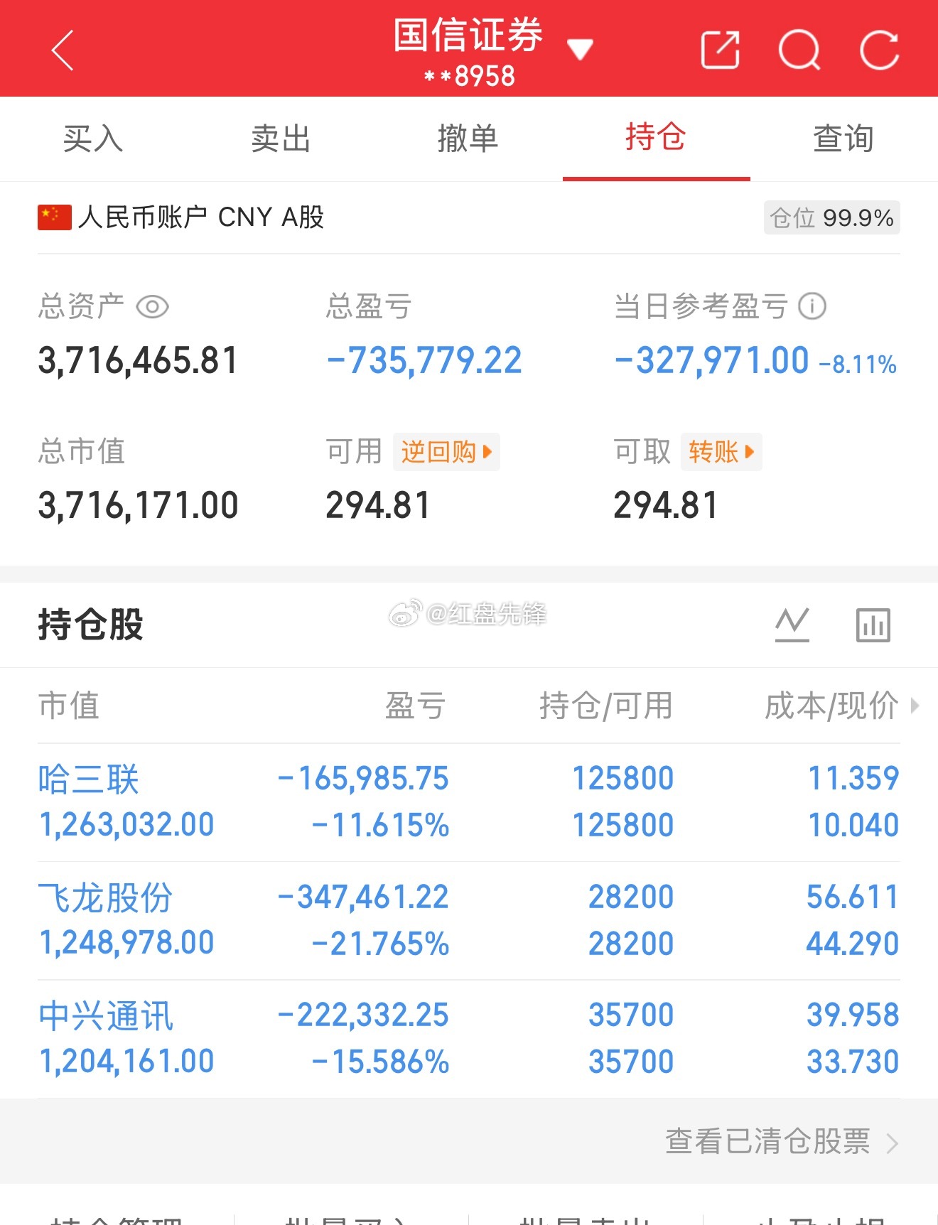 实盘记录（第42天，本金220）目前资金：371+今日盈亏：-327971 操作