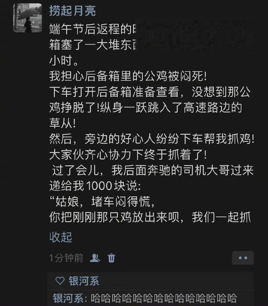 公鸡：讨厌没有边界感的人类哈哈哈哈哈哈！ ​​​