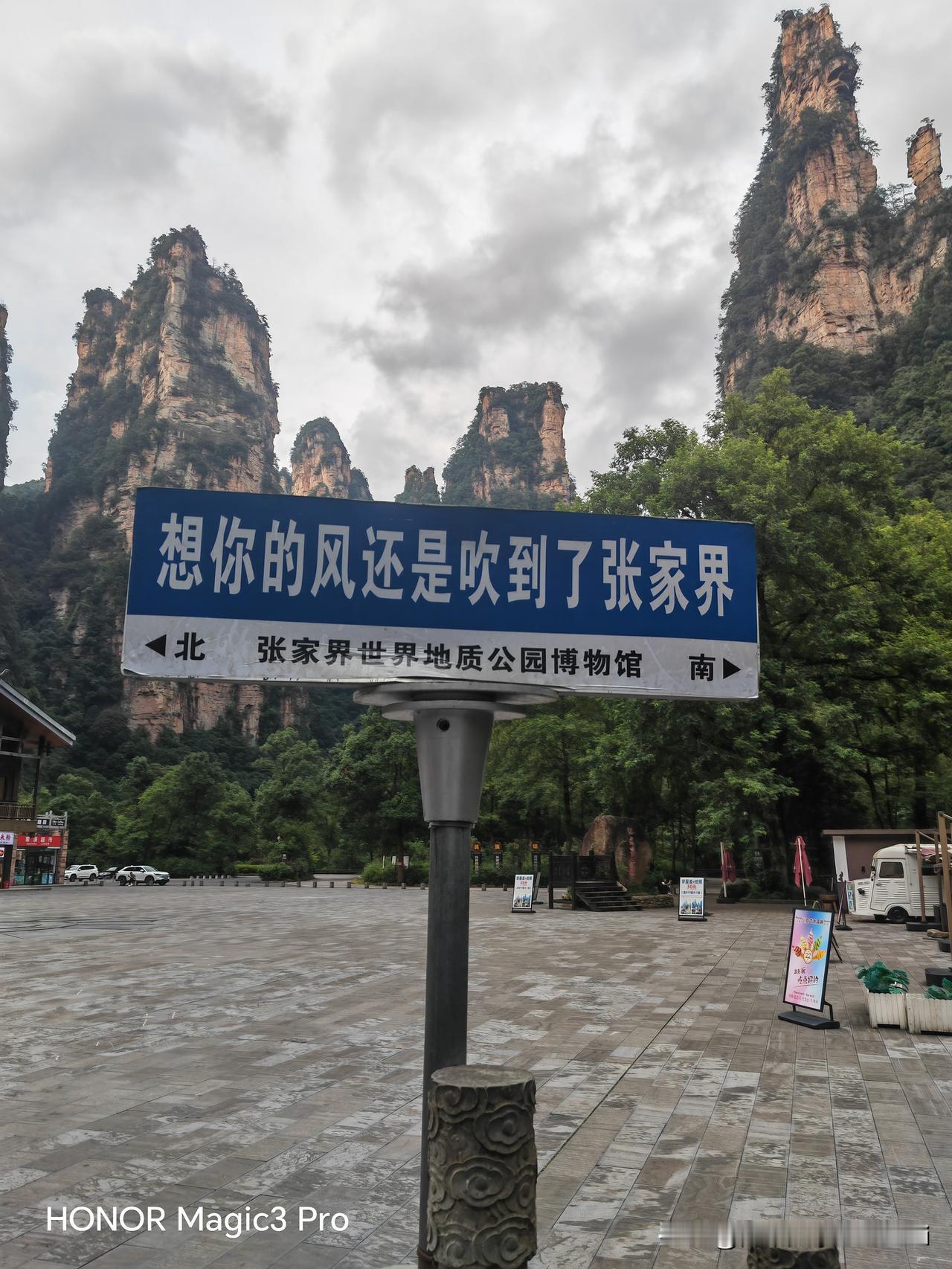 张家界旅游第三天，有点累了
       今天是来张家界旅游的第三天了，前两天把