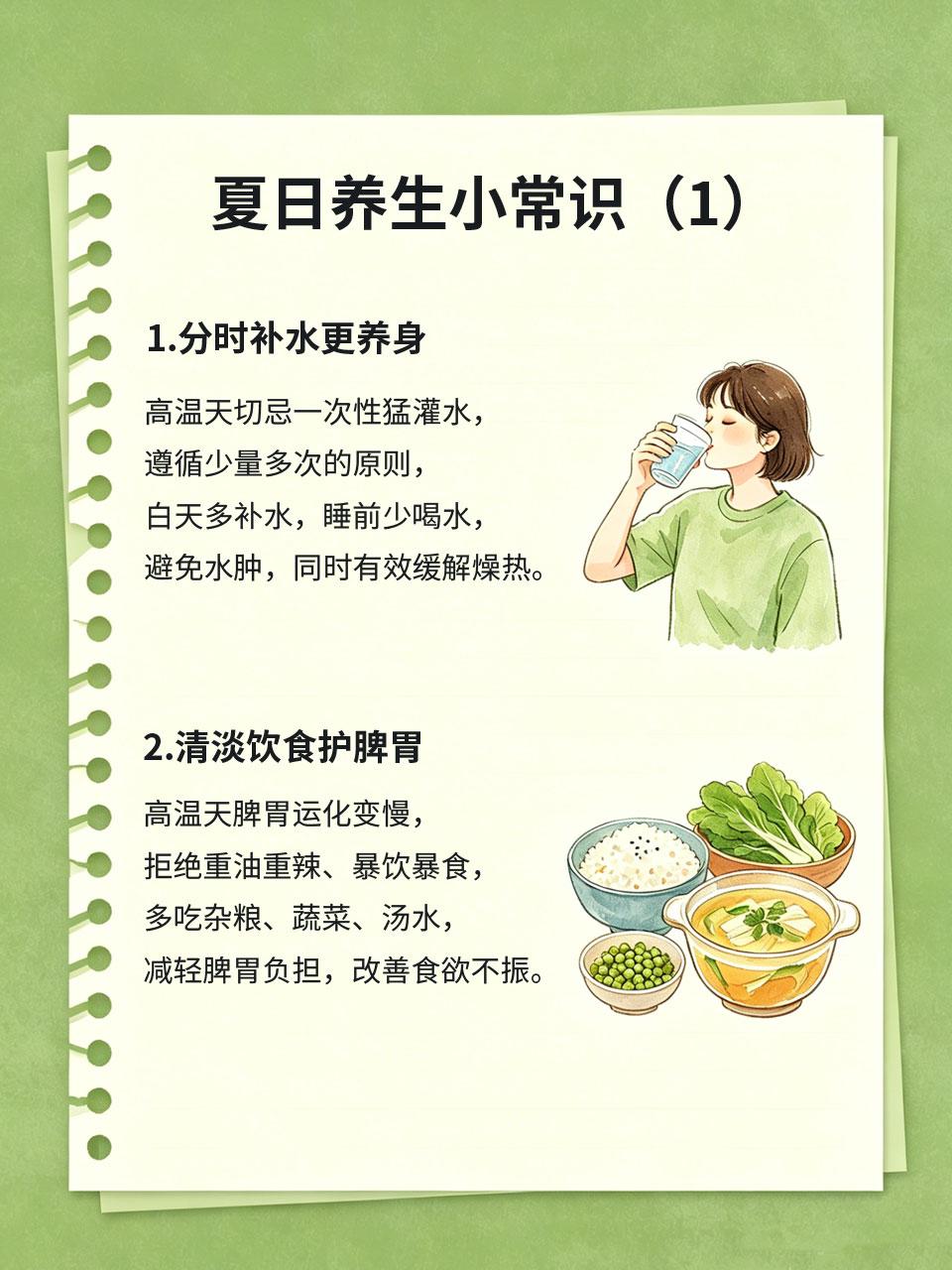 高温天身体难受？夏日养生小常识，建议收藏
持续高温天气下，很多人会出现头晕、胸闷