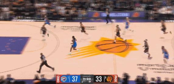 恭喜亚历山大荣登今日5大囧………！
MVP这球确实有失水准啊
雷霆快攻机会，华莱