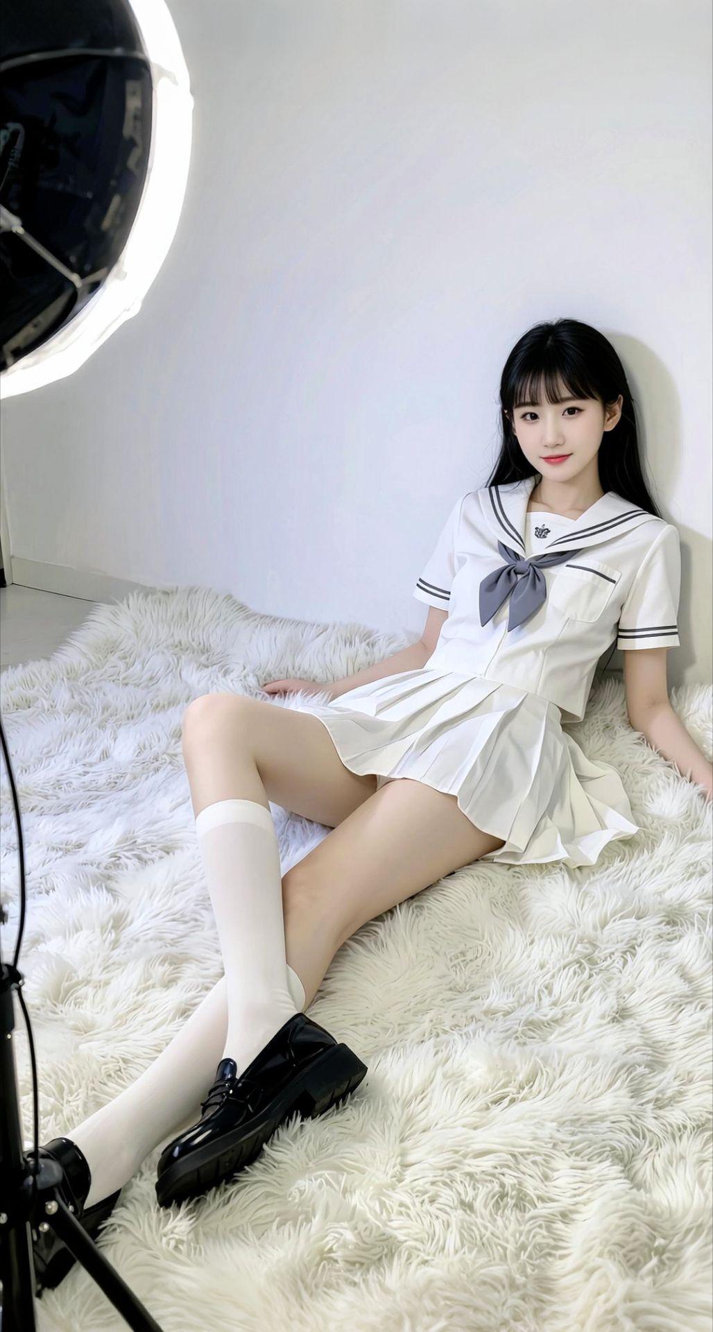 AI扩图 AI日系制服照 ai创作