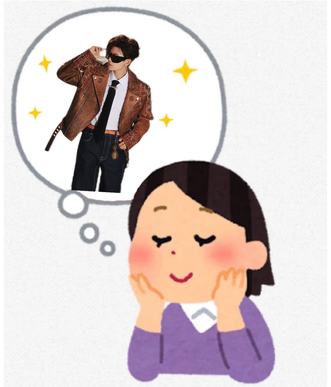 任嘉伦 主人级别  星光大赏红毯上，任嘉伦的穿搭太亮眼！美拉德皮夹克外套搭配白衬