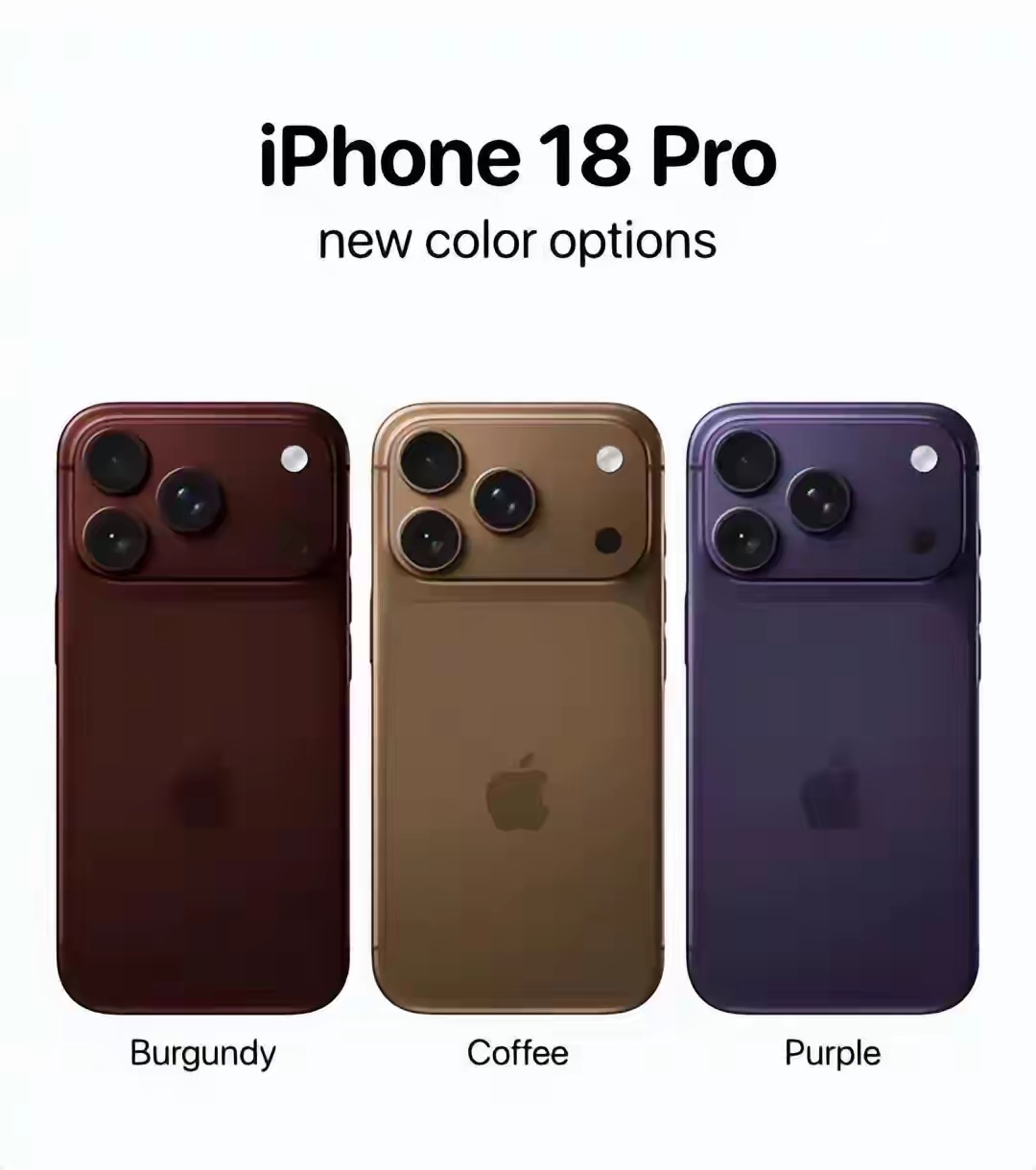 iPhone18Pro外观上惊喜感或有限哈哈，还好吧，虽说每年都在挤牙膏，但销量