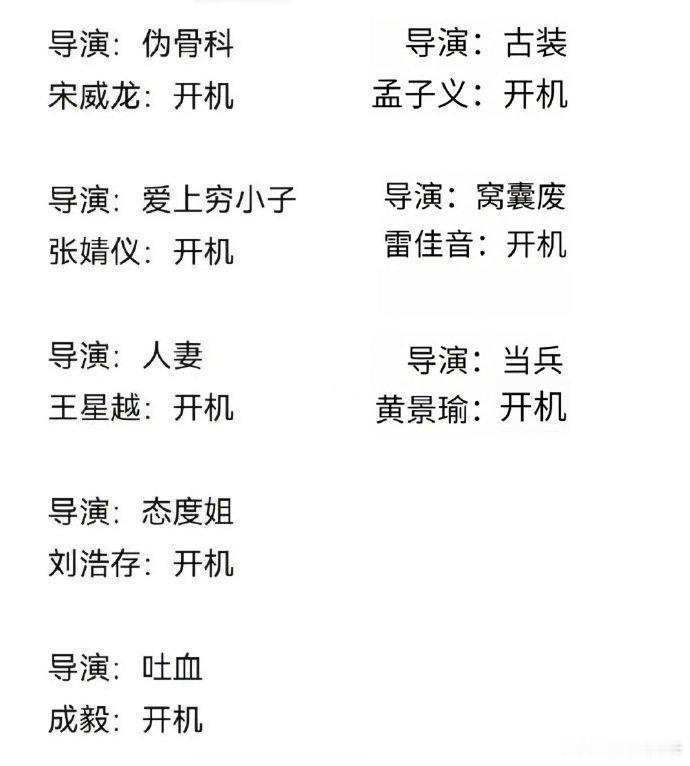网友总结内娱明星接戏规律，你觉得准不准？宋威龙、孟子义、张婧仪、雷佳音、王星越、
