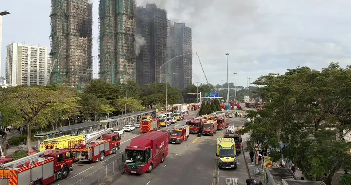 香港大埔火灾已致55人遇难