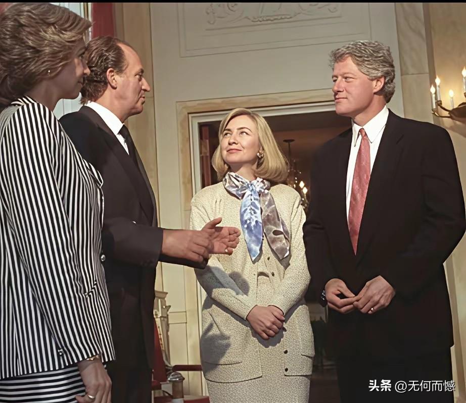 克林顿夫妇与欧洲王室的关系是走的很近的，当年正是在他们的推动下，美欧关系得到强化
