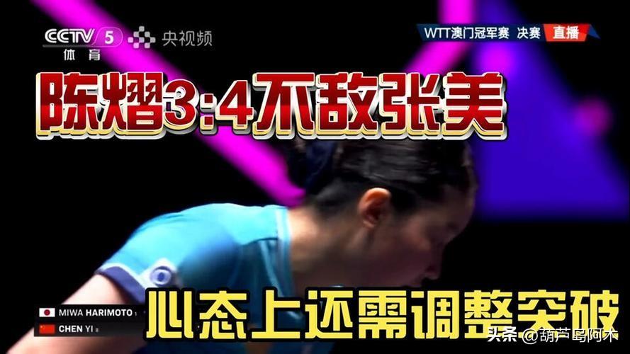 【阿木乒谈：陈熠虽败犹荣，关键球心态仍需打磨】大家好，我是葫芦岛阿木。昨晚澳门冠