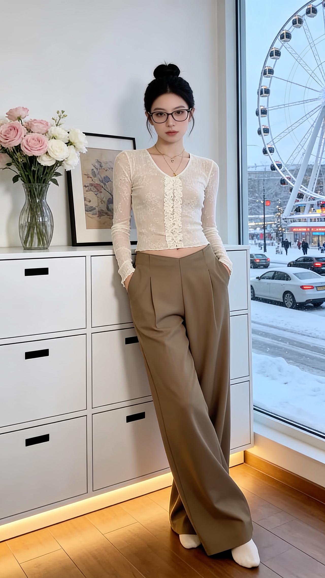 穿出你的时尚你的感觉 穿着得体是一种生活态度高级感穿搭 随性穿搭 这是不会输给年