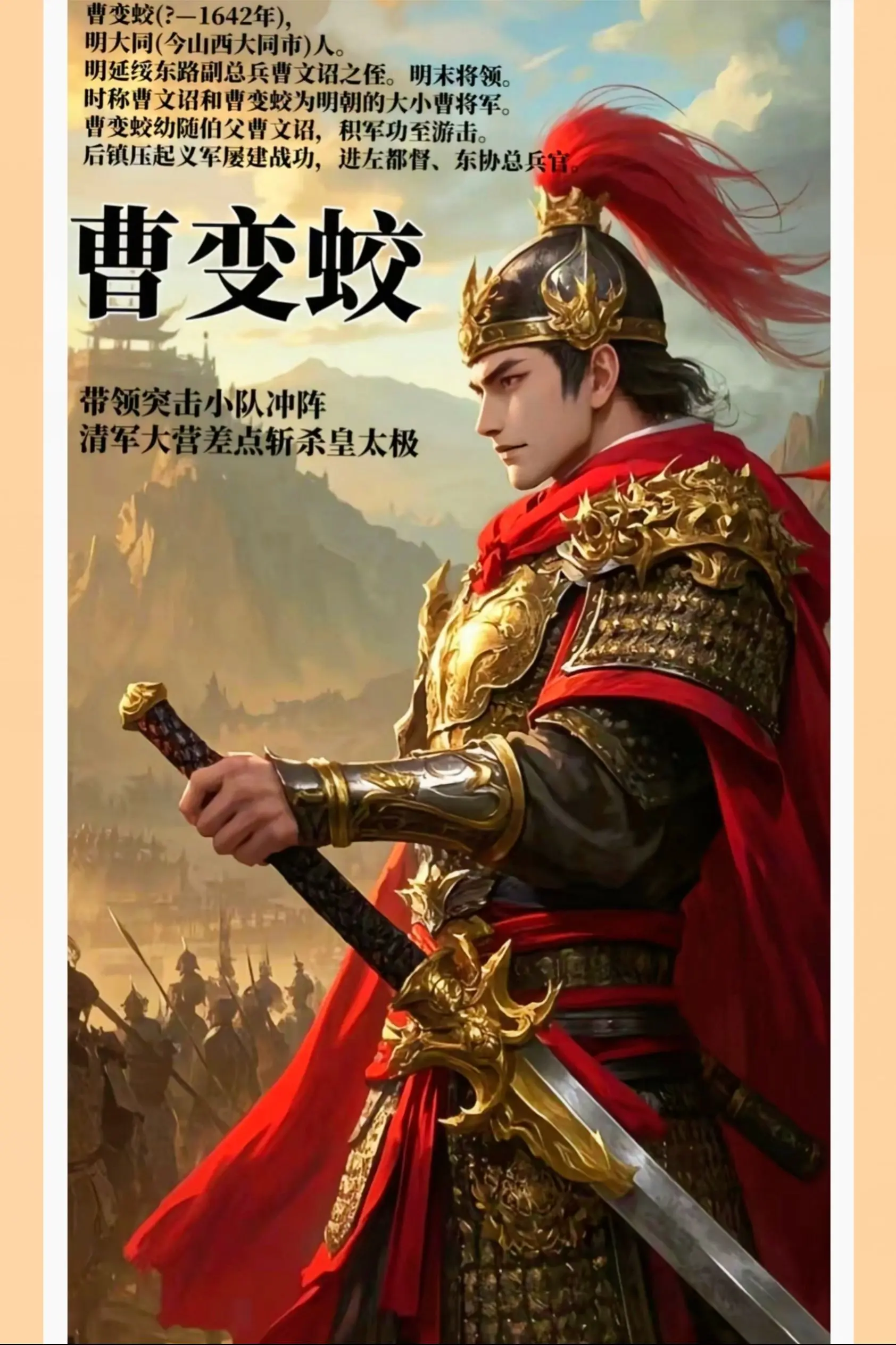 曹变蛟 曹变蛟夜袭皇太极