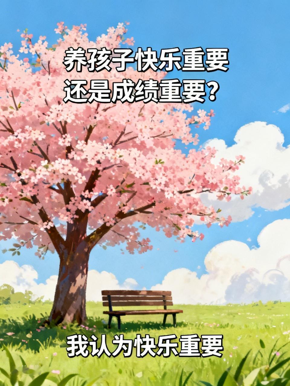养孩子，快乐绝对比成绩重要！现在家长太焦虑，天天盯着分数搞内卷。成绩只是一时排名