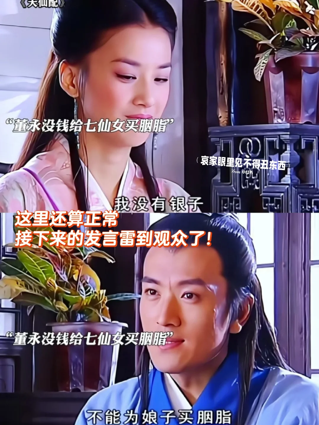 搞半天，《天仙配》是他俩本色出演❗️
