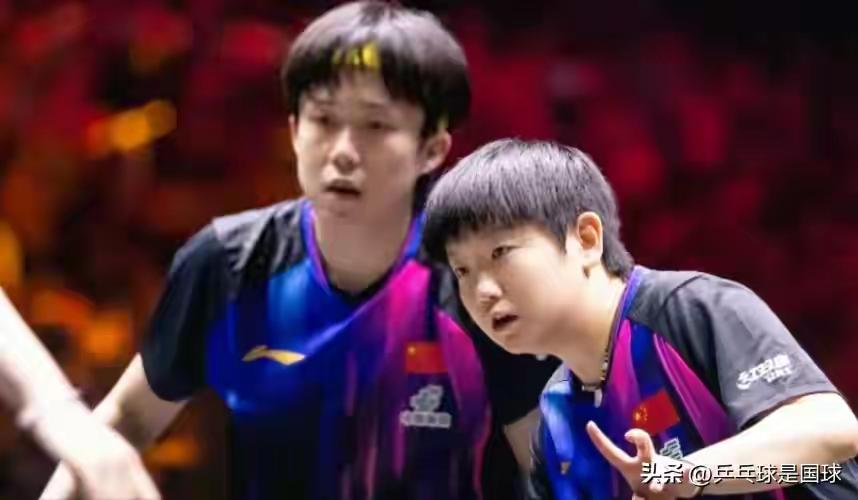 恭喜莎头组合首秀零封对手，晋级八强
孙颖莎王楚欣搭档混双，在1/8决赛中，以3-
