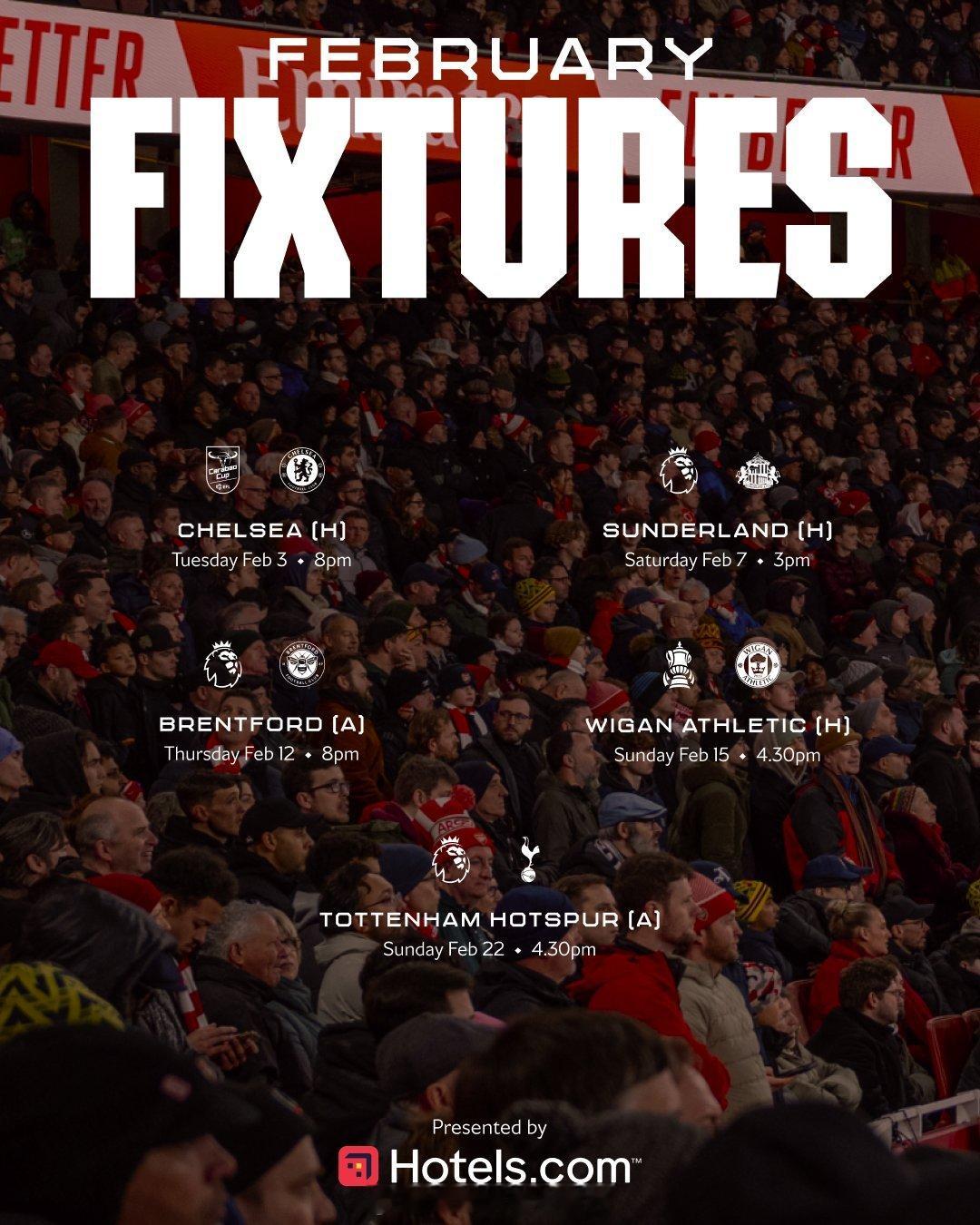 阿森纳二月赛程，承下启下的关键一个月 英超联赛 阿森纳著名教授