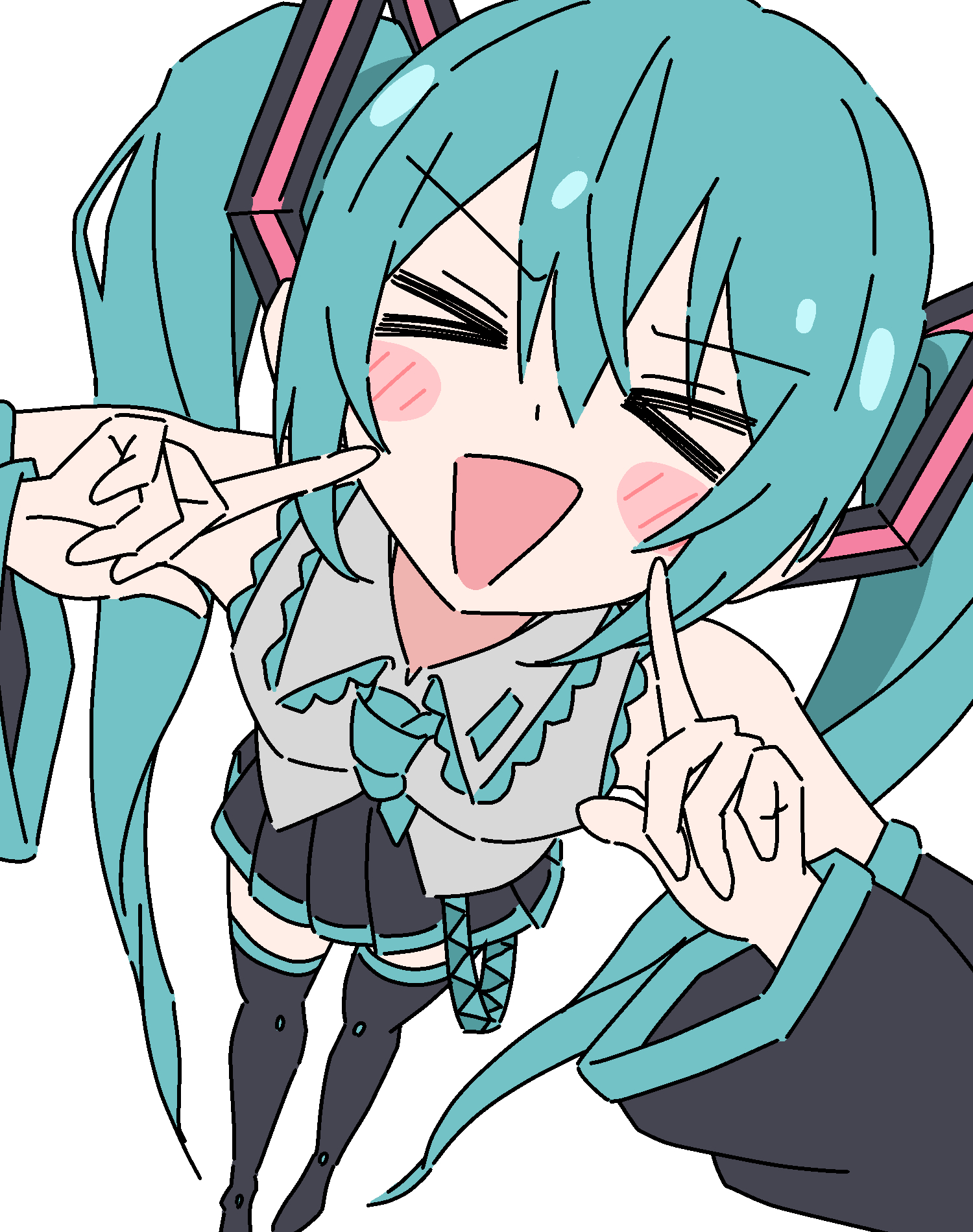 初音未来画师：unenemiko 