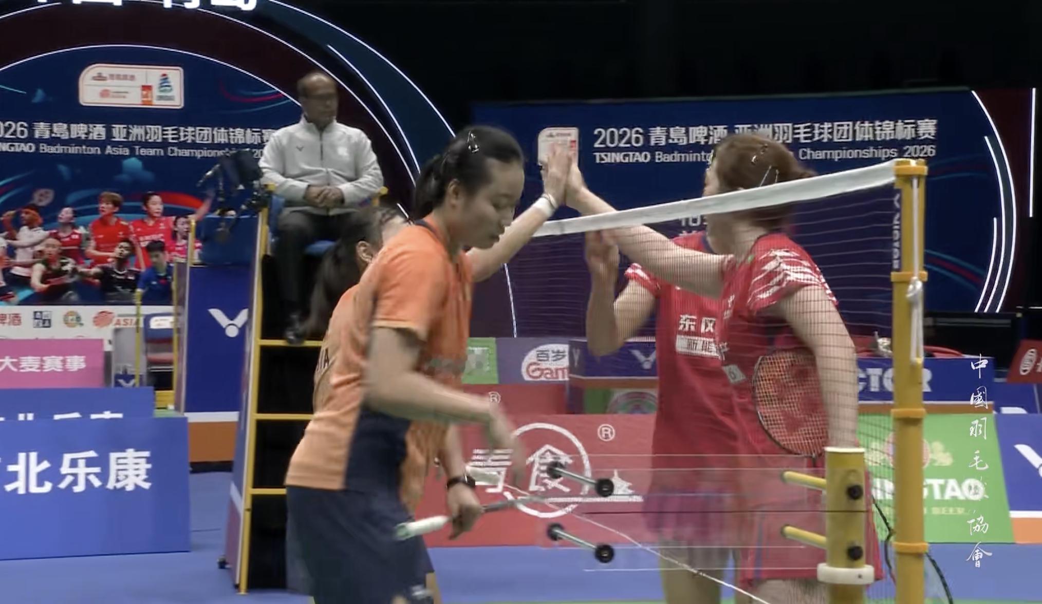 2026亚洲羽毛球团体锦标赛【女团W组：中国🇨🇳 3-1 🇲🇾马来西亚】