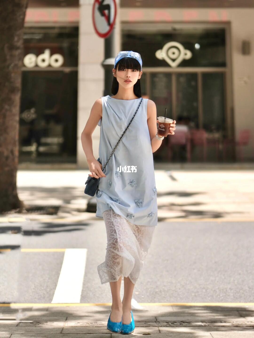 撞进一片baby blue的夏天💦