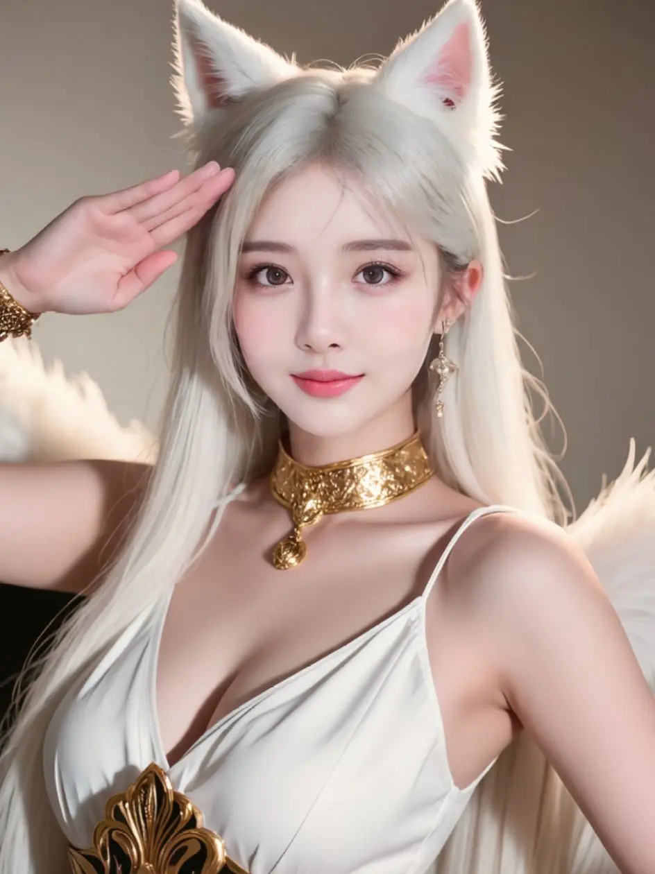 AI狐耳萌拍 原来ai写真可以这么美  谁拍谁好看 美出高级感