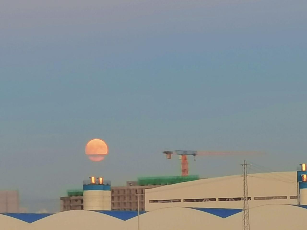 #一起看月亮 #今晚月亮好圆 #月亮🌙 一起看月亮爬上来～