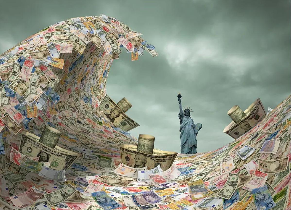 39万亿美元美债：不会突然爆雷，但会慢慢烂掉
 
这是人类历史上最大的庞氏骗局，