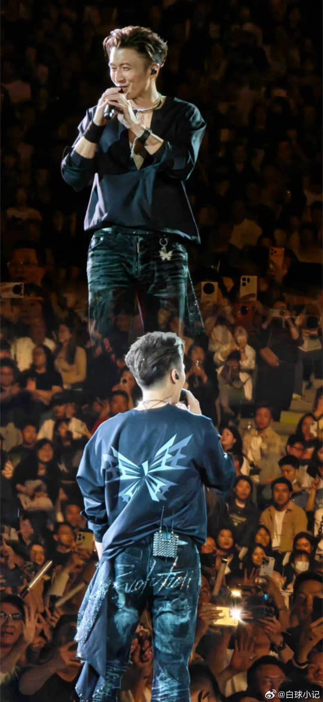 谢霆锋深圳演唱会排面 大运中心座无虚席，高空舞台+沉浸式舞美震撼全场，金曲连唱唤