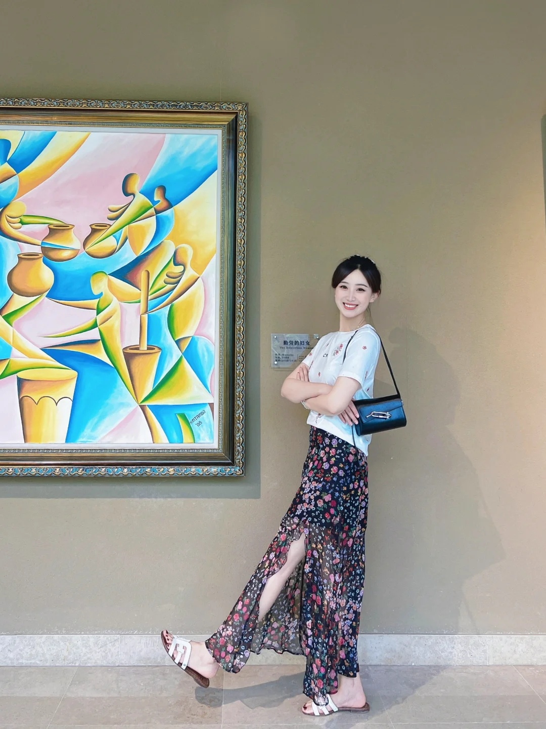 丸子头和碎花裙🌸 初夏元气ootd👧🏻