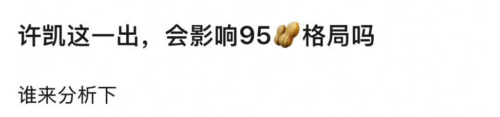 不是他进过95格局里吗，可能我的判断标准是，有拿的出的一番成绩和奖项，并且是一个