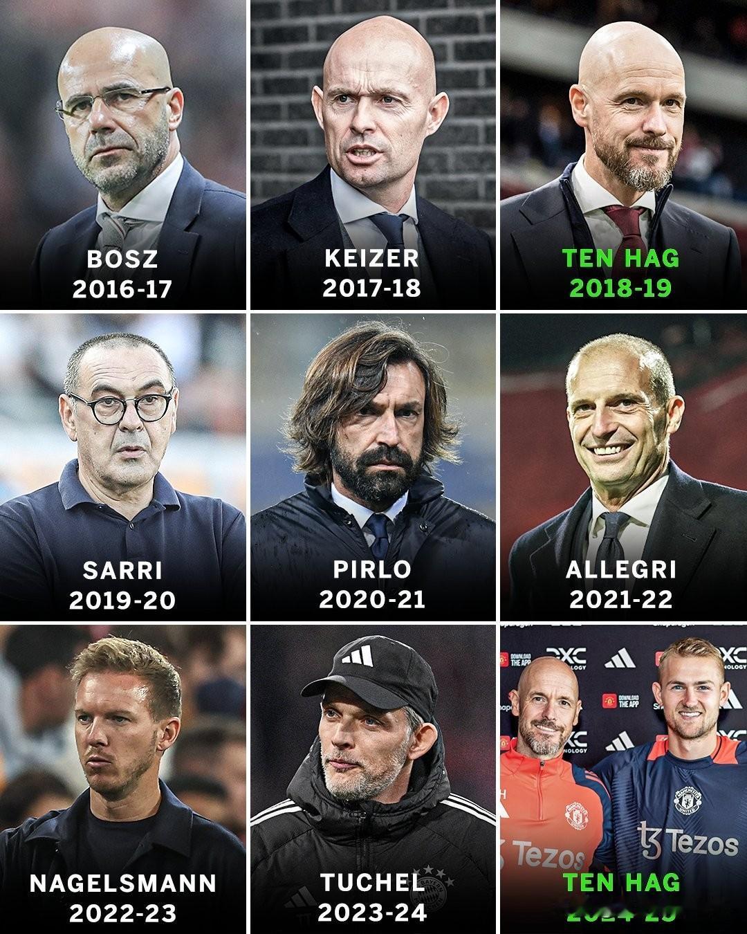 德里赫特真是天克主教练的球员！德里赫特2016—17赛季在阿贾克斯正式出道，此后