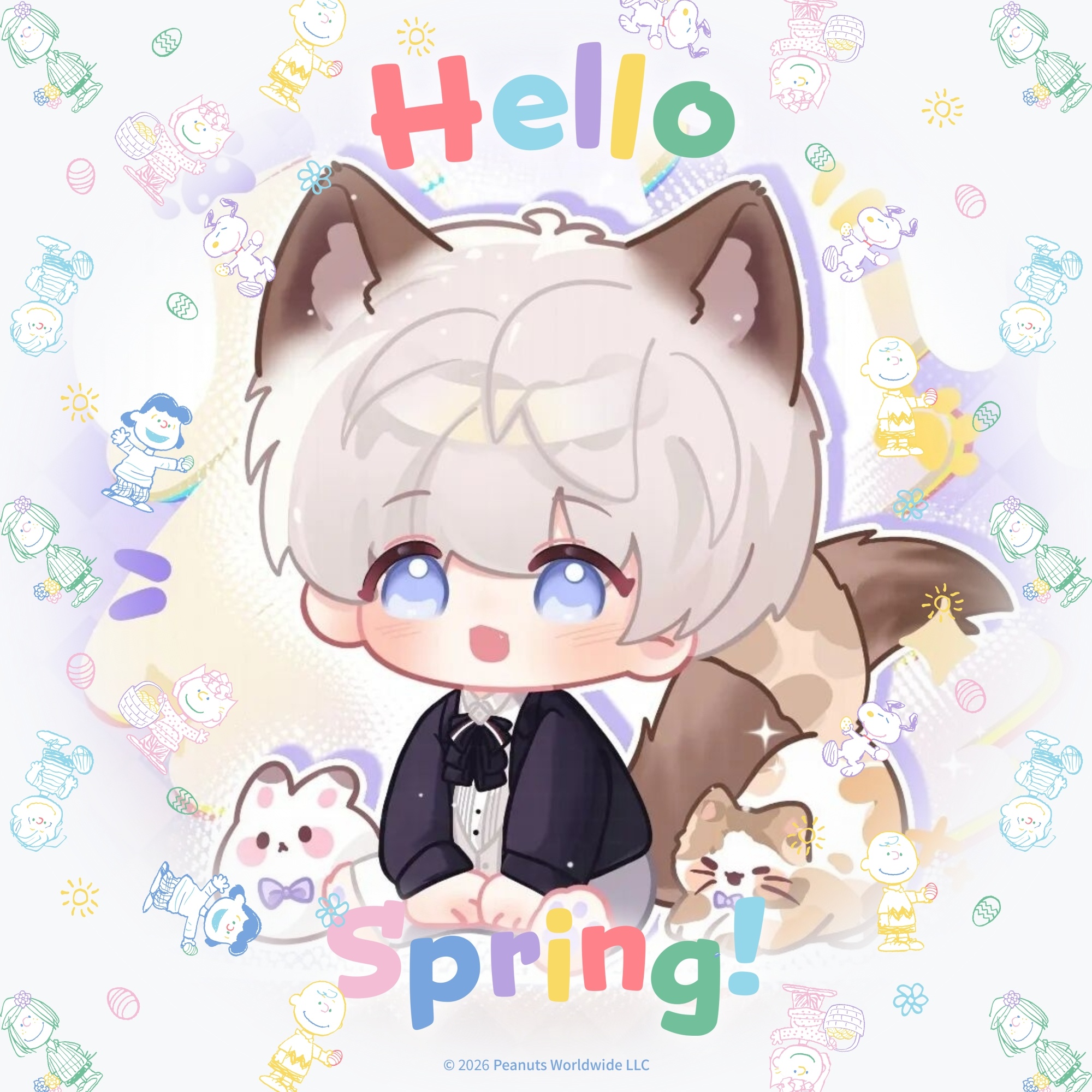 动漫春日企画壁纸一人安利一部动漫  快来领走你的猫猫执事吧，他们也太可爱了！ 