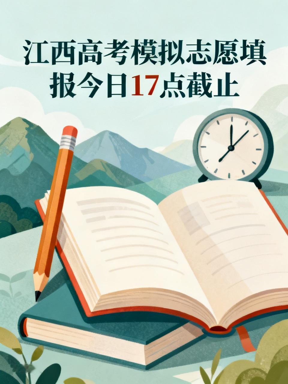 紧急通知！江西高考模拟志愿填报今日17点截止，考生抓紧完成
 
江西全体高考生及