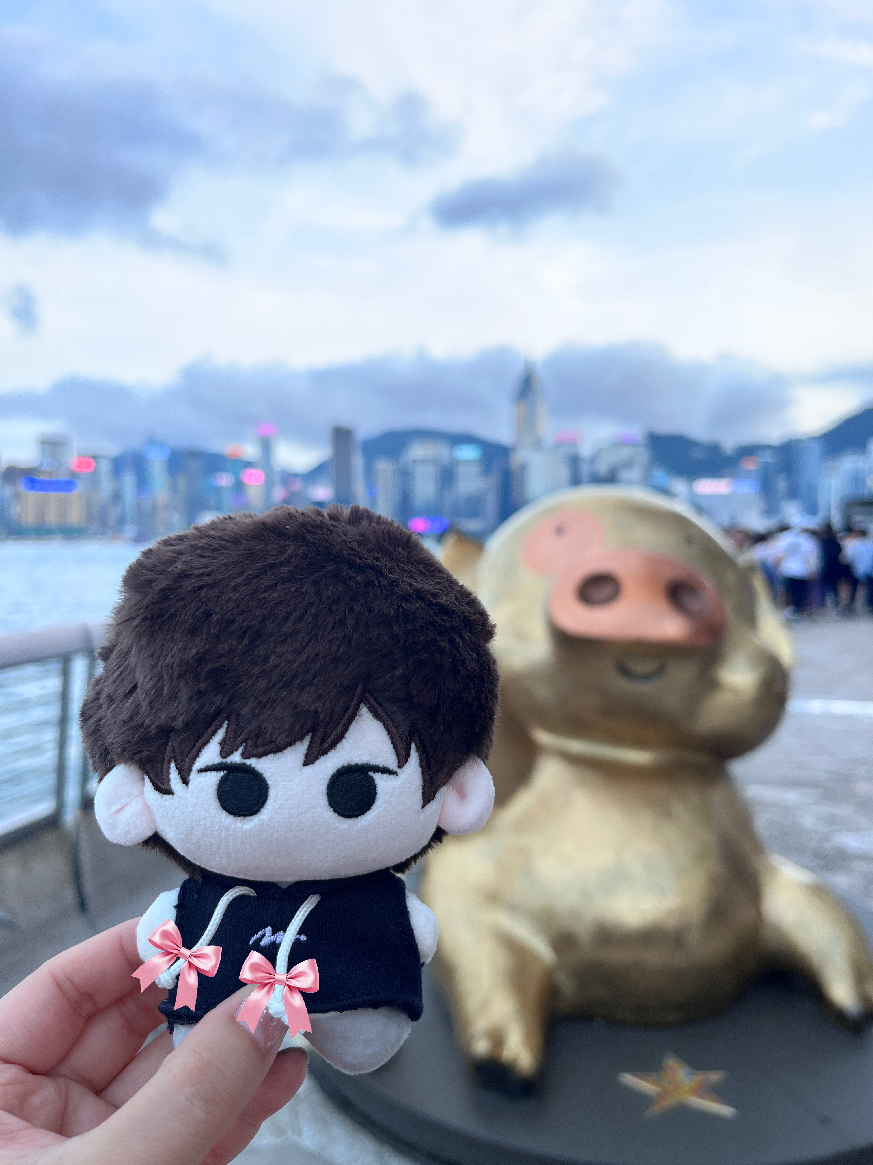 明明和麦兜都是嘟嘟脸🐷 香港·星光大道