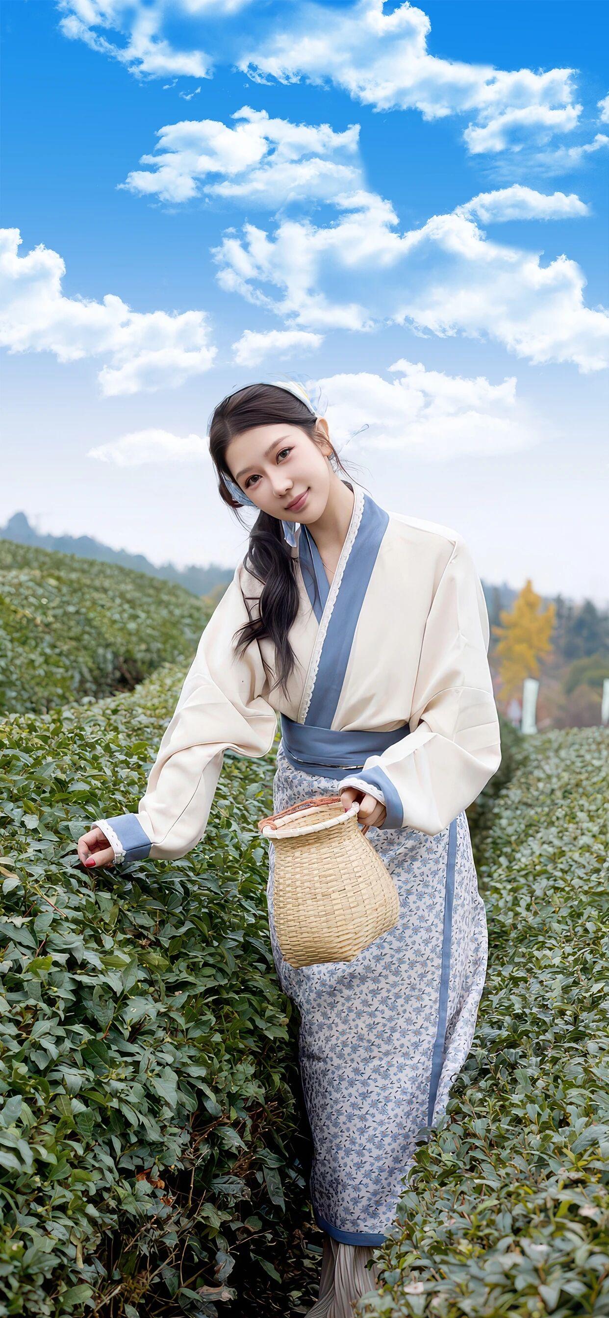 采茶的姑娘是不是都很好看[星星眼]