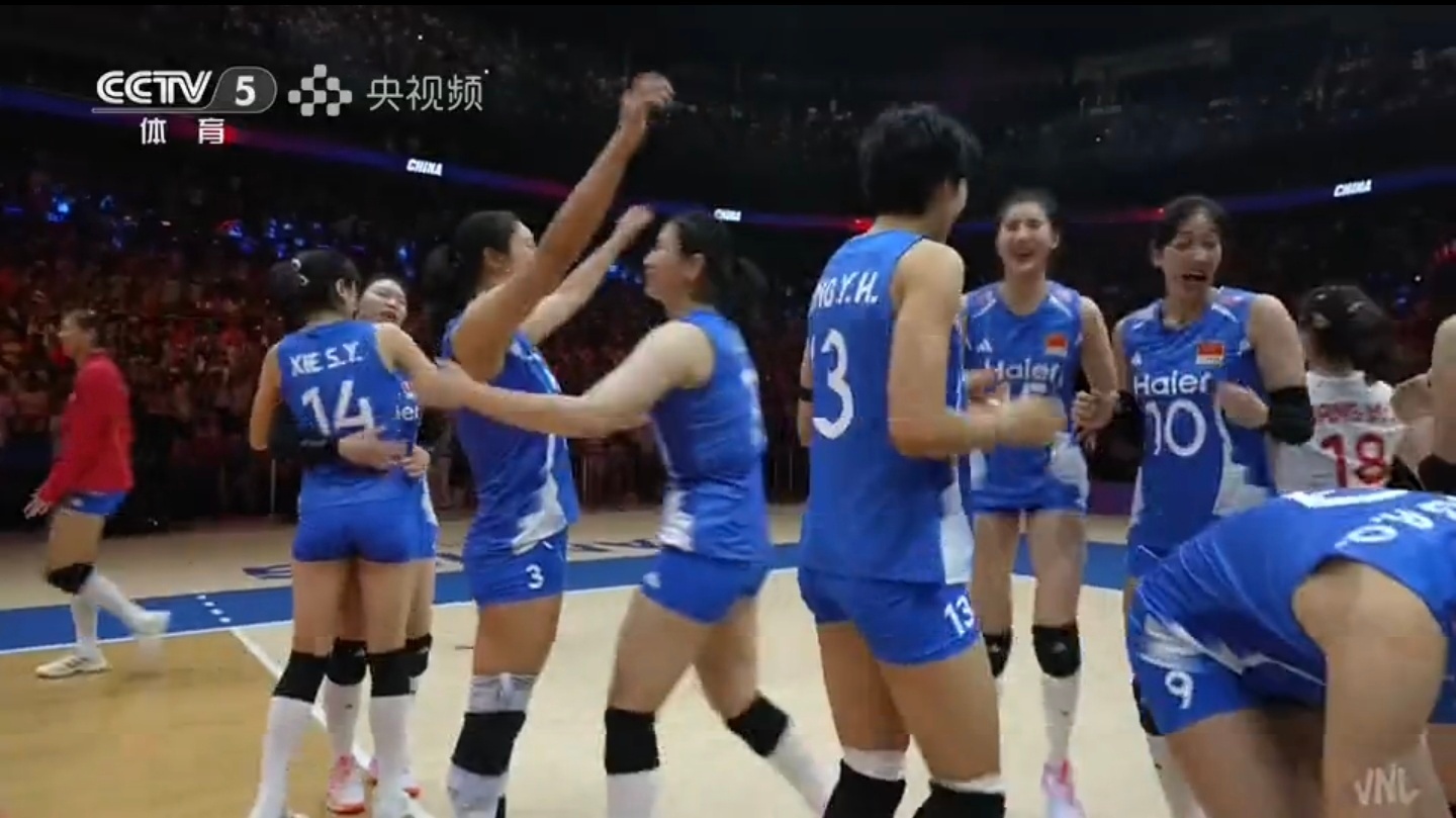 中国女排收获三连胜中国女排🇨🇳 3-1 🇵🇱波兰女排【16-25、25-