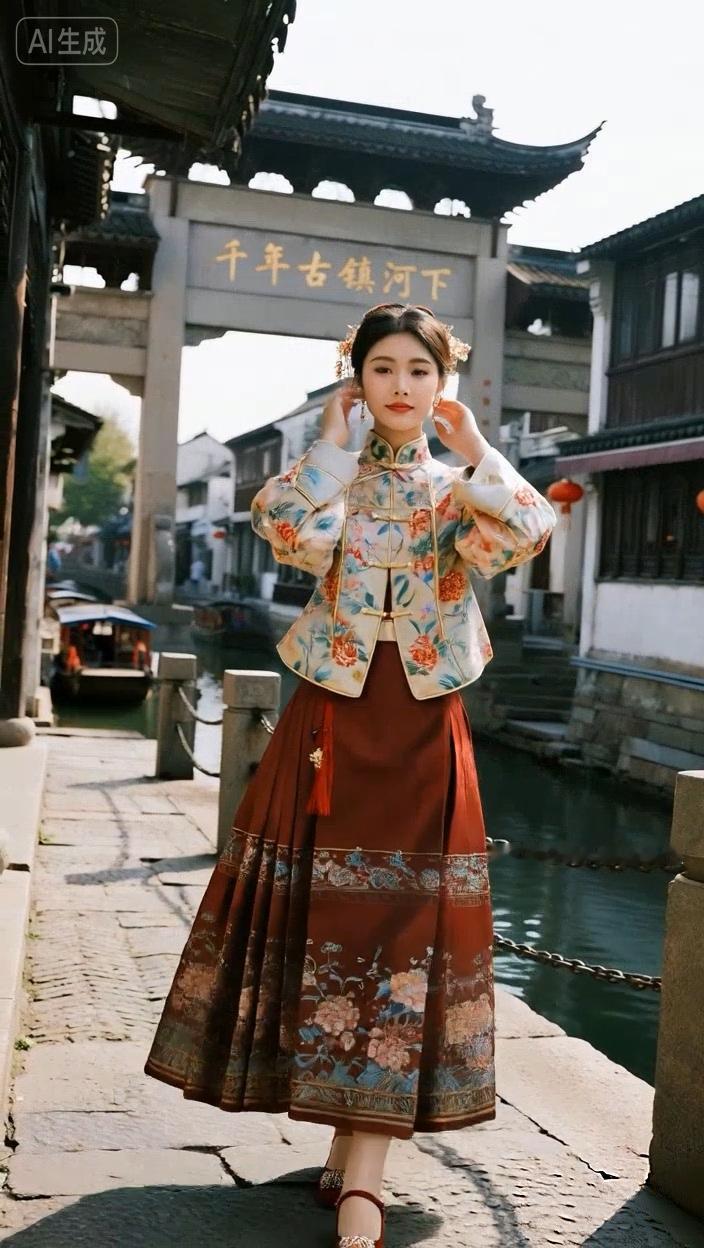 七绝●慰藉乡愁/新韵  

千年古镇大牌坊，
旅客观光内水长。
印迹斑驳勾记忆，