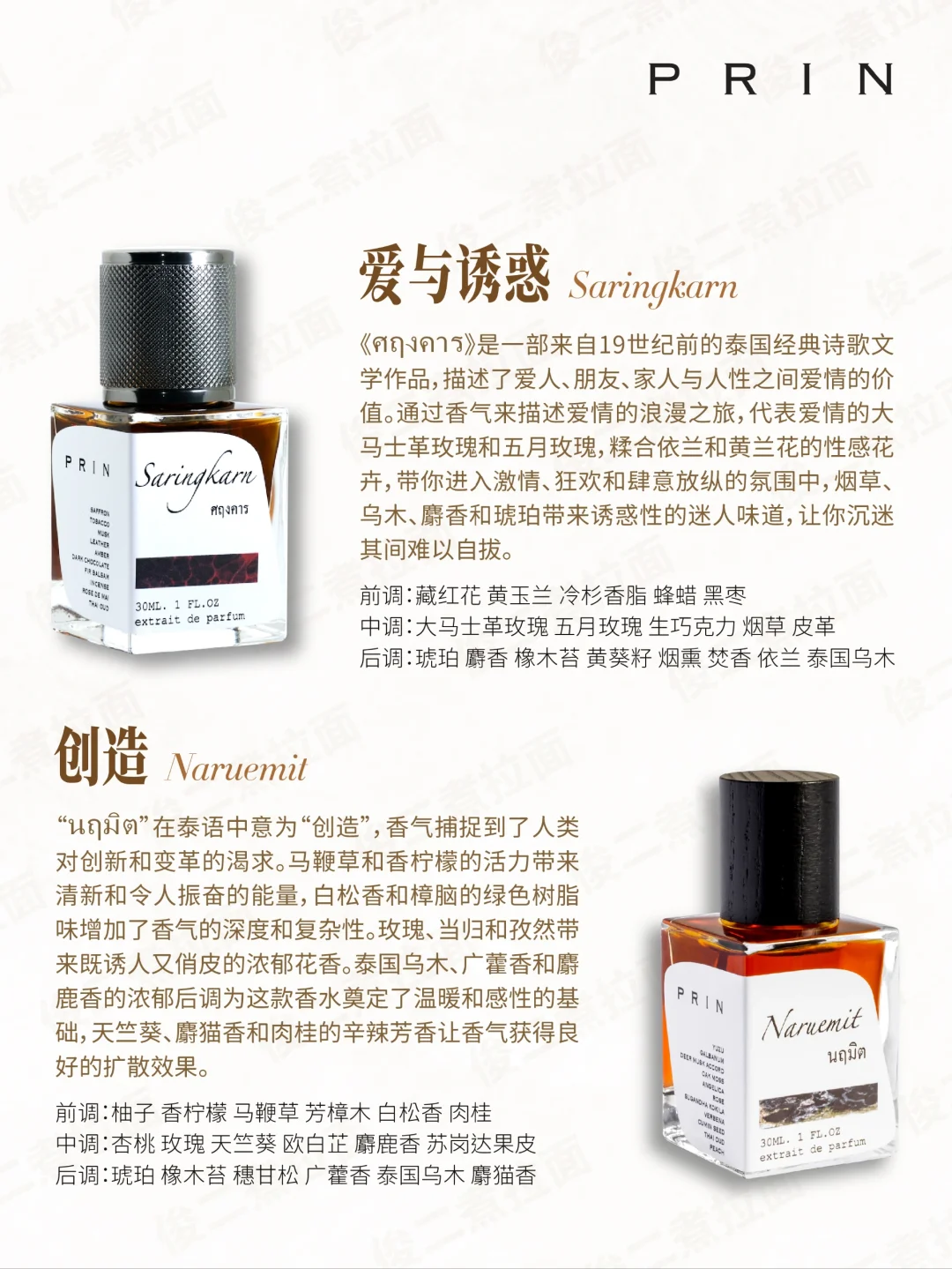 泰国 PRIN 普林香水大合集