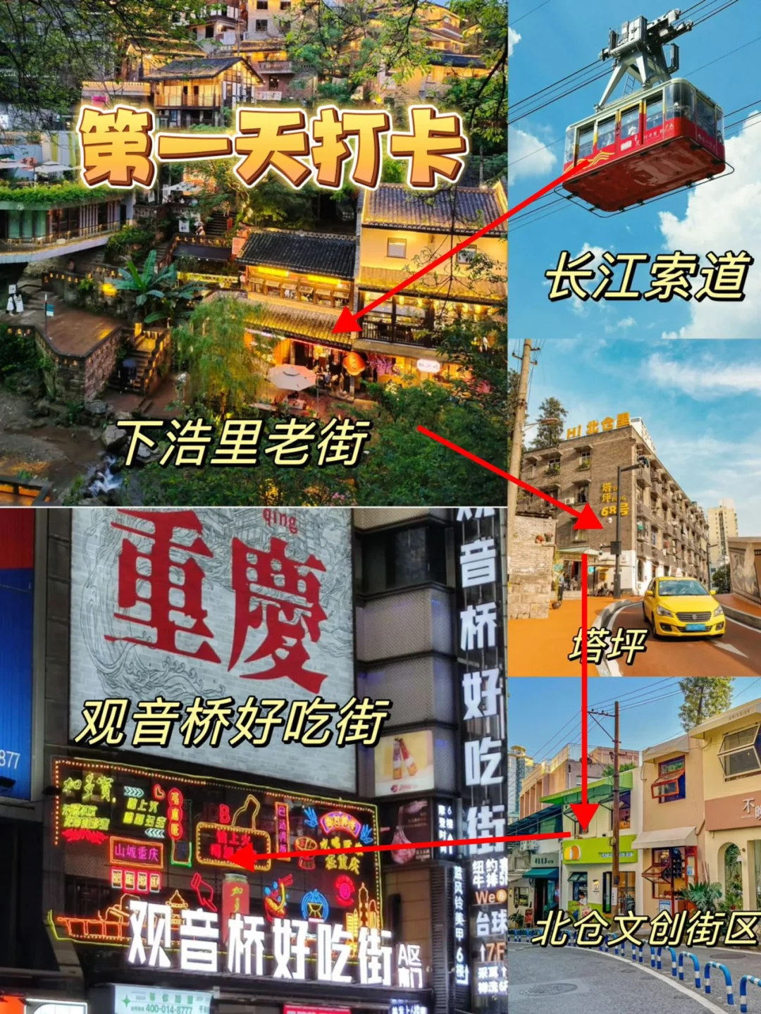 轻松不累！！周末在重庆玩2天就够啦