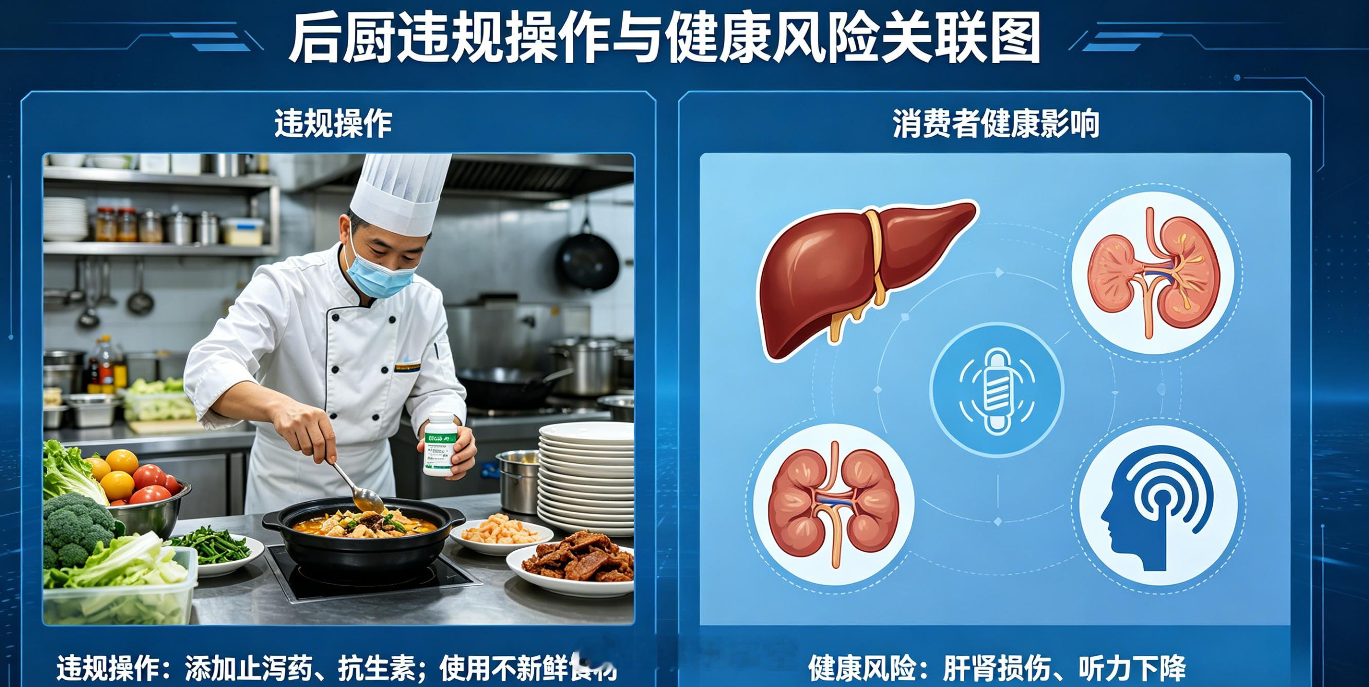 难怪现在在外面吃饭很少拉肚子了 原来不是食材变干净了，而是你可能被“提前下药”了