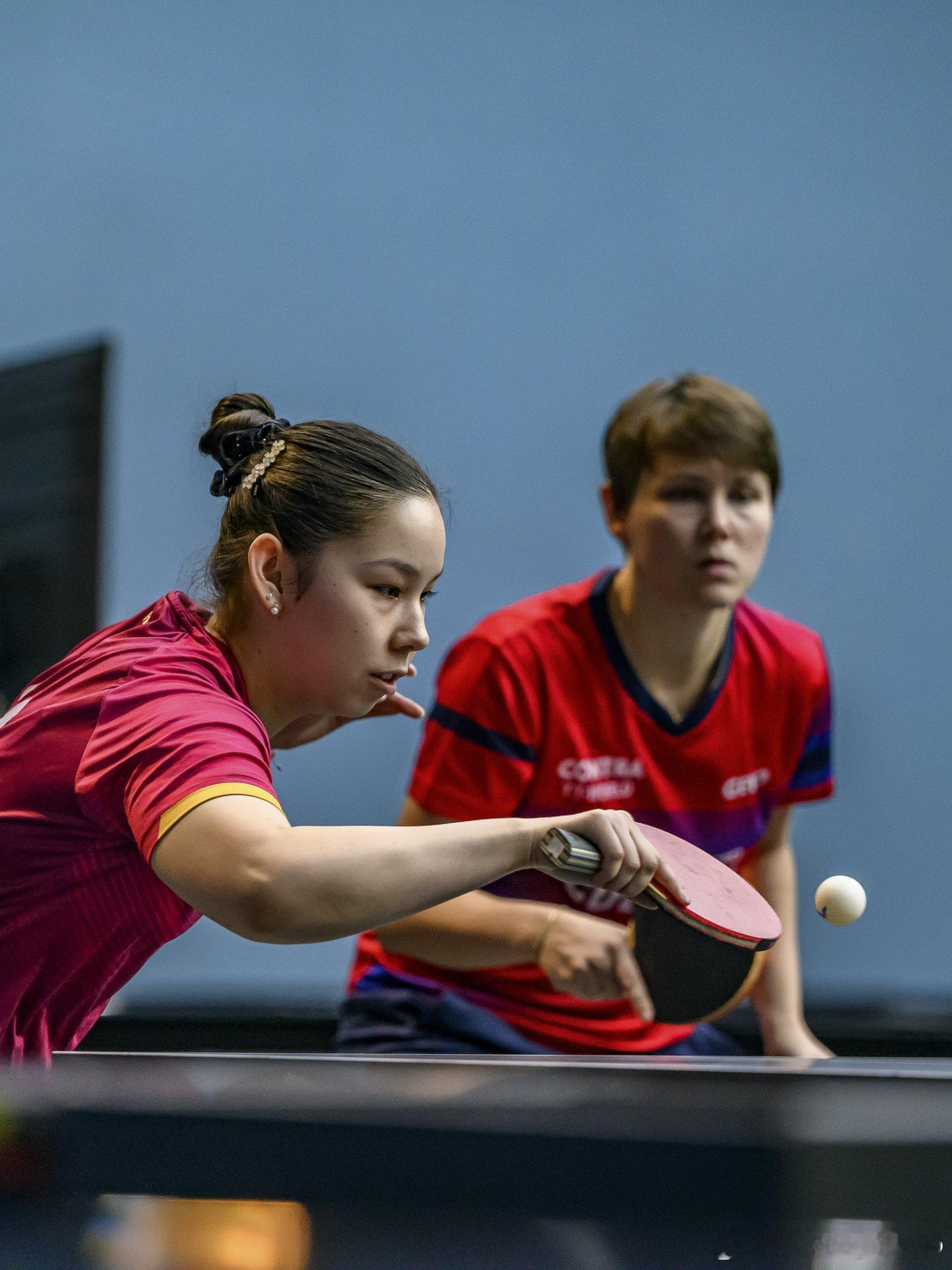 WTT常规挑战赛马斯喀特站2026 米特兰姆/赫尔希组合锁定女子双打正赛席位